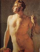 Jean-Auguste Dominique Ingres Man oil painting artist